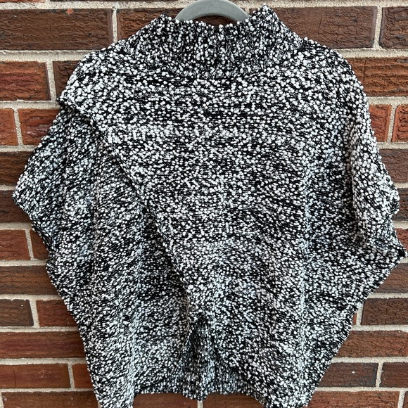 Elan Turtleneck Wrap Short-Sleeve Sweater - Picture 4 of 7